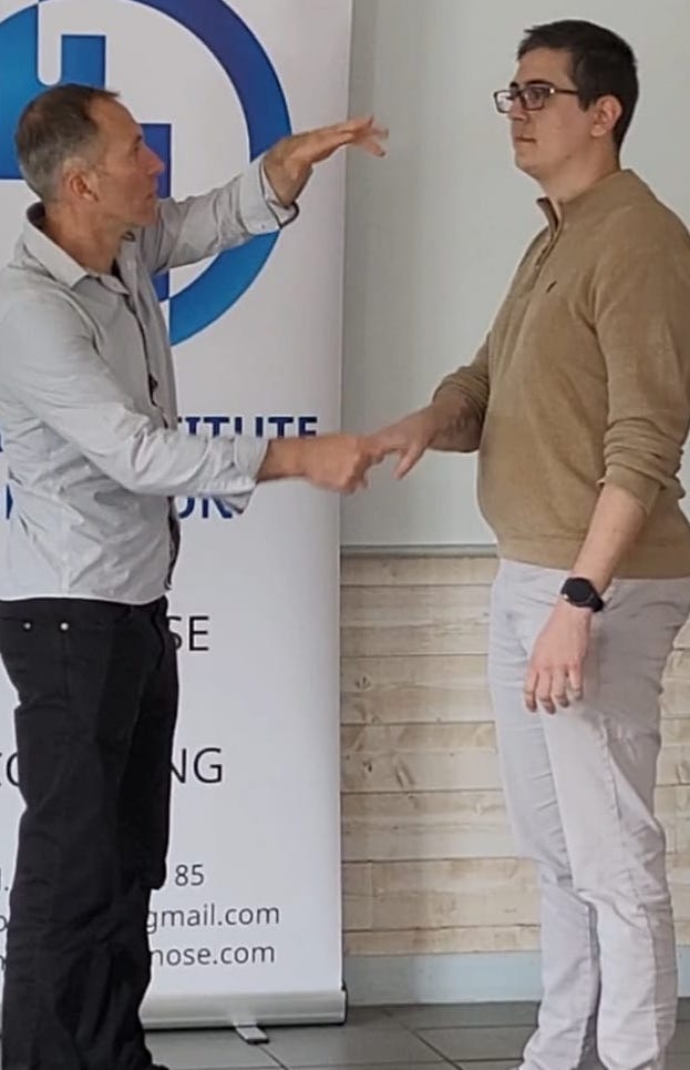 Démonstration d’une induction d’hypnose rapide en formation au Hansen Institute