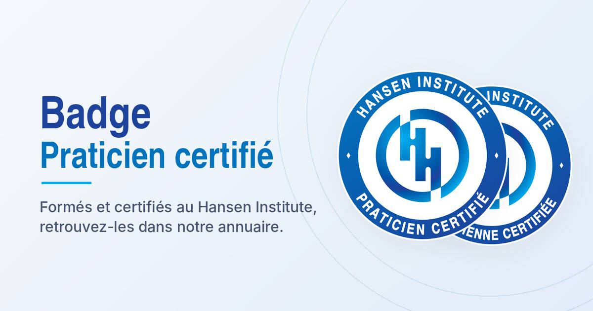 Badge Praticien en hypnose certifiés